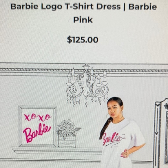 BARBIE T-SHIRT DRESS - Picture 1 of 6
